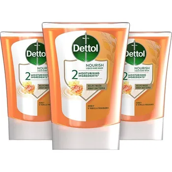 Péče o ruce DETTOL Náplň do bezdot. dávkovače Med a vanilka 3× 250 ml