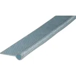 Kedrová lišta o7,5 mm z PVC pro předstany a sluneční střechy v metráži světle šedá