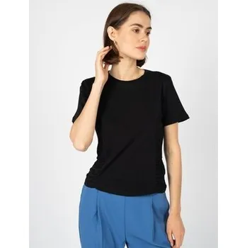 Pánské tričko Silvian Heach T-Shirt CVP23123TS Černá Slim Fit XXS