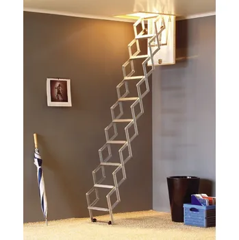 Schodiště TRIANT Půdní shrnovací schody ALUFIX 10 50x60cm - samostatné schody