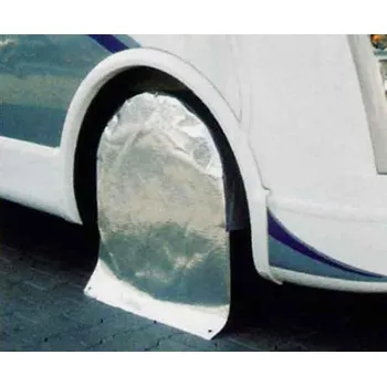 Příslušenství ke karavanu Reflexní kryt kola HINDERMANN, pro 14" pneu, 635 x 185 mm