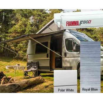 Markýza Markýza FIAMMA F80 S (290x200cm), bílý kryt, modrá plachta