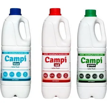 Chemické WC Set přípravků pro WC campi blue red green 6l