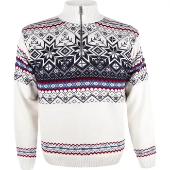 Pánský svetr KAMA 4071 přírodně bílý