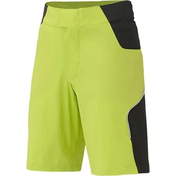 SHIMANO Touring kraťasy bez vložky, electric zelená, L