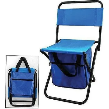 kempingová židle Stolička skládací s úložným prostorem, 20x25x47cm
