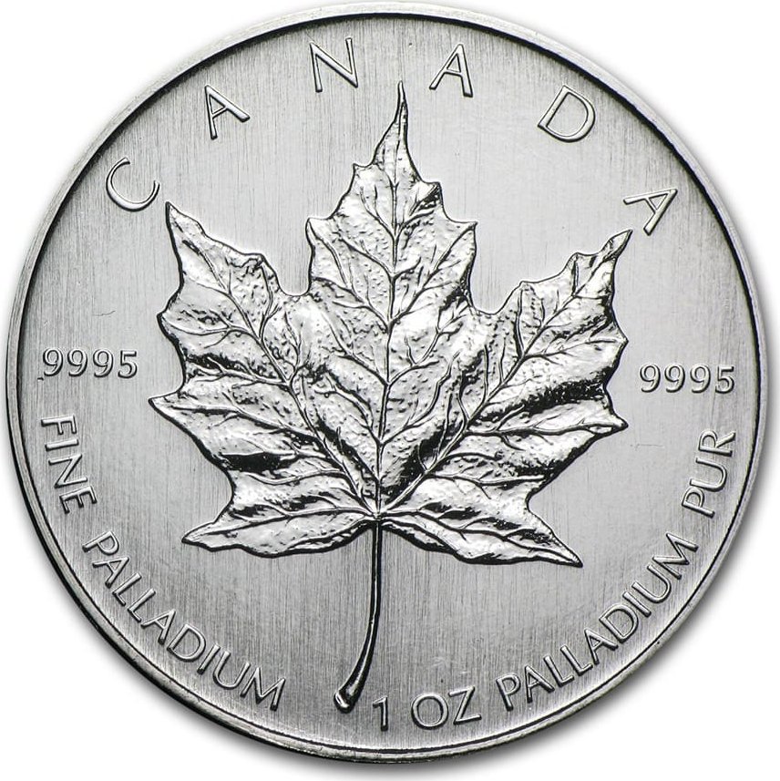 Royal Canadian Mint Palladiová mince Maple Leaf 1 Oz