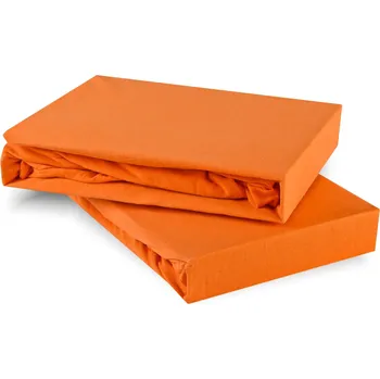 Prostěradlo Prostěradlo oranžové jersey EMI: Prostěradlo 220x200