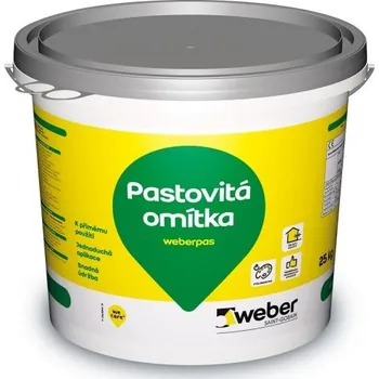 Omítka WEBER weberpas silikon concrete - vzhled monolitického betonu - 25kg