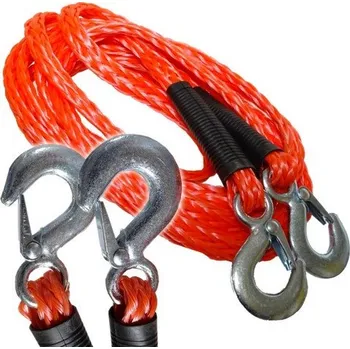 Příslušenství ke karavanu Lano tažné 3,5 t, 4,2 m, pletené, červené