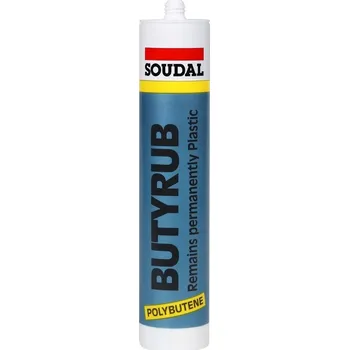 Tmel SOUDAL Butyrub 300ml černý - odběr pouze po balení