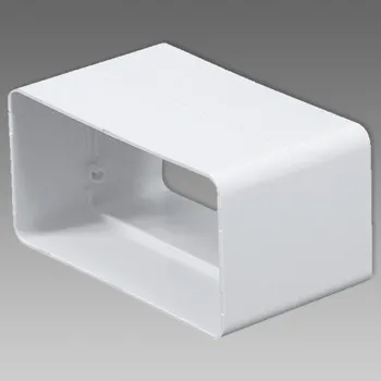 Ventilační potrubí DEN BRAVEN Spojka plochého kanálu 150x75 bílá VE1185