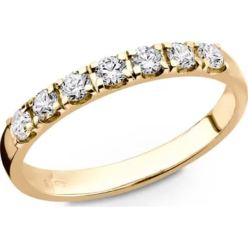 Prsten Prsten ze žlutého zlata s přírodními diamanty 517.90 Velikost: 55