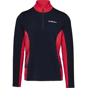 STÖCKLI Pánské funkční tričko s dlouhým rukávem, černá, červená 2024/25 - 58, 3XL