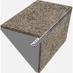 DEN BRAVEN Ukončovací profil T 2,5m výška 10mm pro kamenné koberce PerfectSTONE
