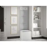 Předsíňová sestava Towiro Slim XXII, Barva: bílá, Barva látek:: Abriamo 06 MIRJAN 5903211370779