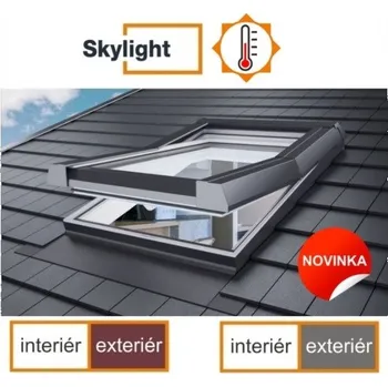 Okno DOBROPLAST - SKYLIGHT TERMO plastové střešní okno PVC bílá 7/9 - 78/98cm