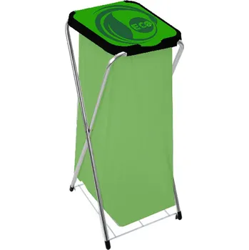 Odpadkový koš stojan na tříděný odpad ECO-GLOBE 1 36x42x81cm s mřížkou