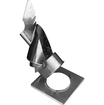 Komín HPI Komínová hlavice nerez ROTOWENT DRAGON s čtvercovou odklápěcí základnou pr.hrdla 200mm