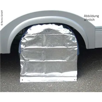 Příslušenství ke karavanu Reflexní kryt kola HINDERMANN, pro 17" pneu, 740 x 225 mm