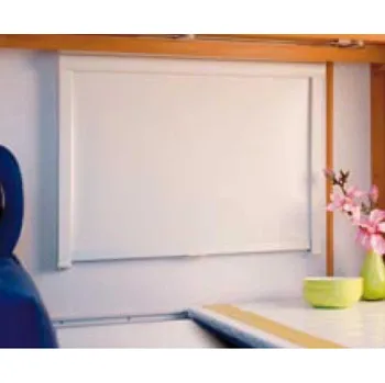 Příslušenství ke karavanu Kombinovaná roleta se síťkou proti hmyzu REMIflair I krémová/stříbrná 800x550 mm