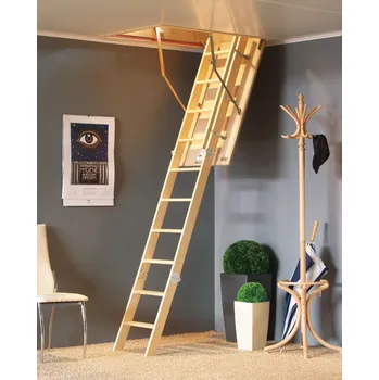 Stavební výplň TRIANT Půdní protipožární skládací schody LUX EI 15 minut THERM 70x110cm