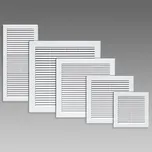 DEN BRAVEN Mřížka větrací se síťovinou 100x100 hnědá VE1113