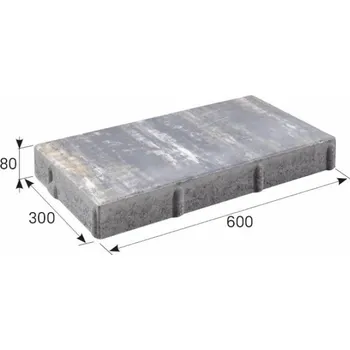 Stavební materiál BEST BRILA výška 80mm přírodní STANDARD