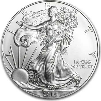UNITED STATES MINT Stříbrná mince American Eagle 1 Oz 2014