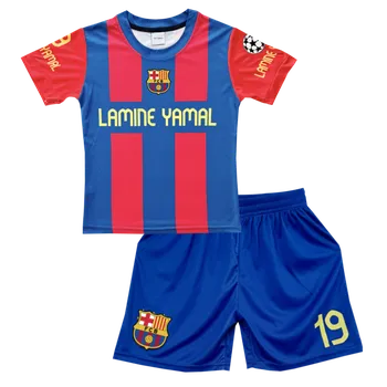 Fotbal Numberoplus Premium Dětský fotbalový dres Komplet FC Barcelona 28354 - Lamine Yamal 19 Velikost: 6-let.(vel.110)