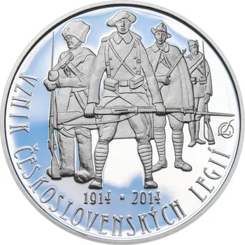 Česká mincovna Mince 2014 - 200 Kč Založení československých legií - proof