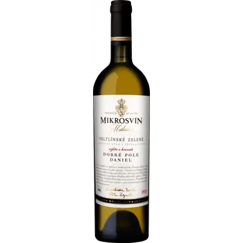Víno Mikrosvín Veltlínské zelené 2022 pozdní sběr Daniel Traditional Line 0,75 l