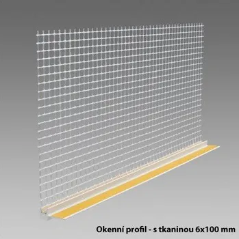Stavební profil DEN BRAVEN Okenní APU profil s tkaninou 100mm/6*2,4m