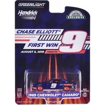 autíčko Chevrolet Camaro #9 1969 1:64 Chevrolet Camaro No.9 - kovový model 1/64