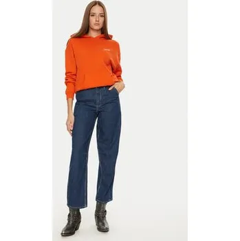 Pánská móda American Vintage Mikina Izubird IZU03DH24 Oranžová Regular Fit M