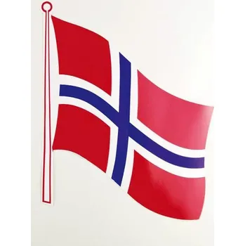 Vlajka Samolepka vlaječka Norsko
