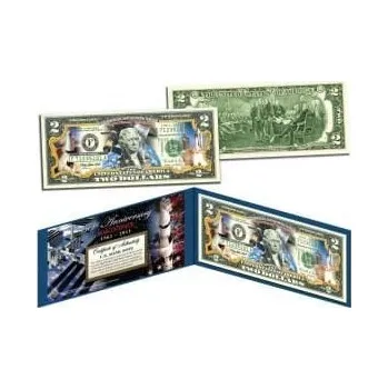 U.S. Mint ČLOVĚK VE VESMÍRU – 50. výročí – originální zákonné platidlo 2 USD NASA