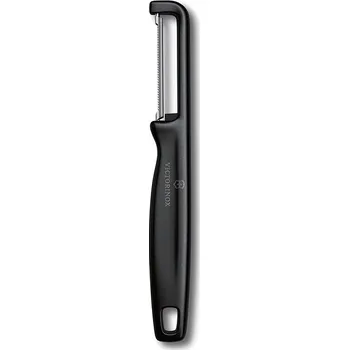 Kuchyňská škrabka Victorinox Škrabka Iota s vroubkovaným ostřím černá