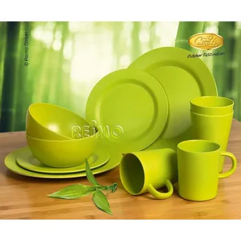 Sada nádobí Sada 10ks nádobí z bambusu LIME pro 2 osoby
