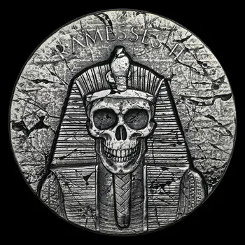 Stříbrná mince Ramesses After Life 2 oz 2017 Čad