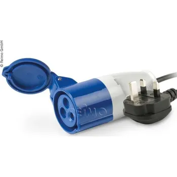 Příslušenství ke karavanu Kabel adapterový CEE s GB zástrčkou, 0.4m dlouhý, H07RN-F 3x2.5mm