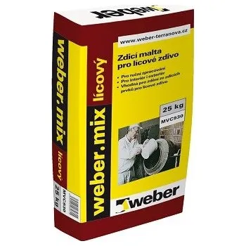 Stavební pojivo WEBER webermix lícový na lícové zdivo 25kg
