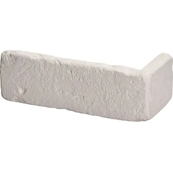 Obklad STEGU® Sádrový ROHOVÝ obklad LOFT 1 - WHITE