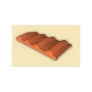 Stříška nad vchodové dveře KMB SENDWIX Betonová stříška profilovaná černá