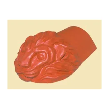 Střešní krytina KMB BETA Elegant hřebenáč koncový LEV (včetně vrutu FeZn) zelená