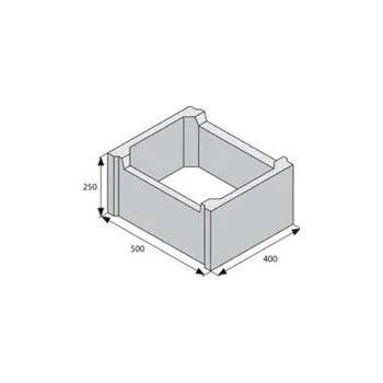 Ztracené bednění BEST ZTRACENÉ BEDNĚNÍ 50 výška 250mm, přírodní v.250/š.500/d.400
