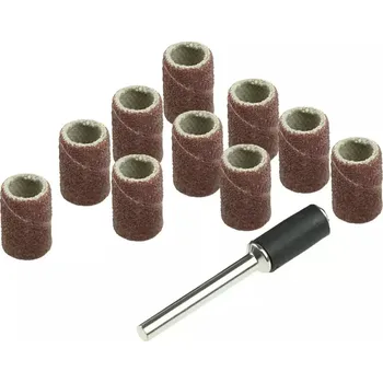 Brusný papír Brusný pás 6,3 mm, K60, K120, sada 11 ks (10+1 trn 3,2 mm)