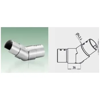 Zábradlí JAP Nerezová Spojka madla nastavitelná, AISI 304 2