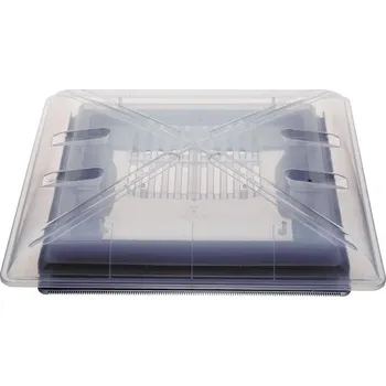 Příslušenství ke karavanu Výklopné střešní okno MPK Model 46 - 400x400 mm čiré sklo šedý rám