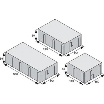 Stavebniny BEST BELISIMA výška 80mm colormix brilant STANDARD